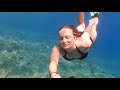 Girl swim underwater without mask alfaksu