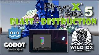 Godot 4 - PhysX5 - Destruction! - Blast Fracture & Editor Tooling!