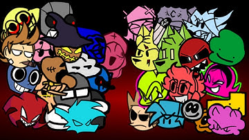 [FNF] Defeat but Every Turn a Different Character Sings (FNF Defeat but Everyone Sings it)