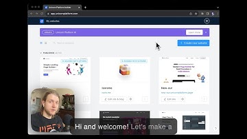 Unicorn Platform Walkthrough