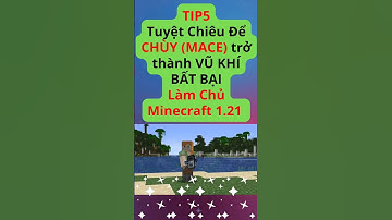 TIP 5 bí kíp biến Chùy thành vũ khí tối thượng trong Minecraft 1.21: Đánh bại mọi đối thủ #shorts