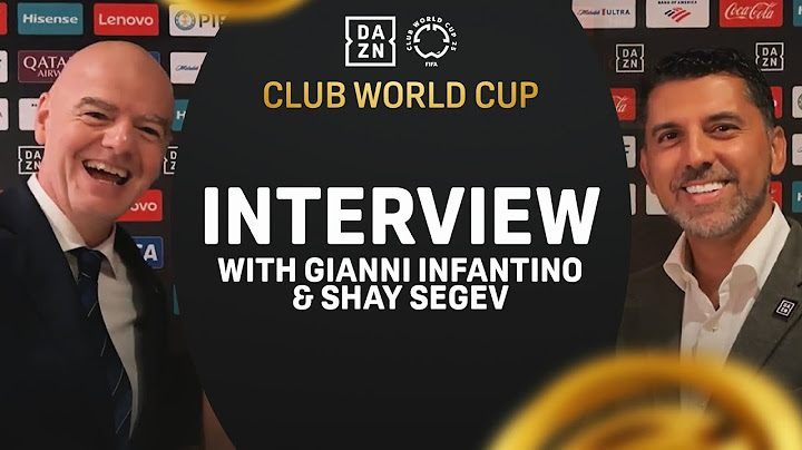 FIFA Club World Cup 2025: Interview with Gianni Infantino & Shay Segev