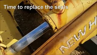 Replacing Hydraulic Cylinder Seals  Part 1  Preparing to tear down the cylinder