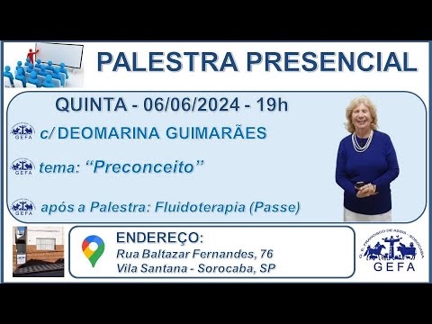 Assista: Palestra Presencial - c/ MARA GUIMARÃES (06/06/2024)