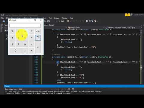 1.4 calculator in c# asp.net in hindi urdu | how to make simple calculator in c# windows application