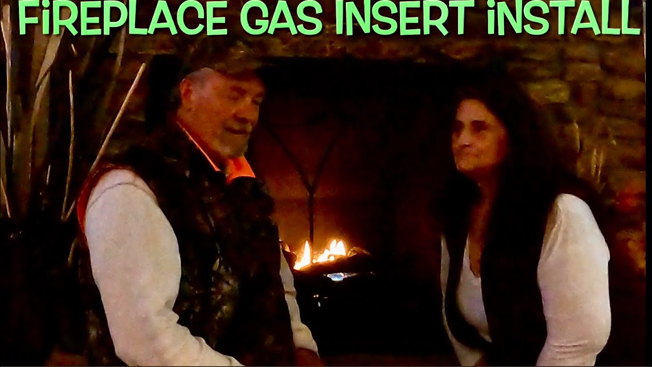DIY Fireplace Insert and Gas Line installation 