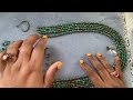 How to finish a multi strand necklace?