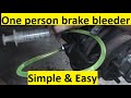 How to bleed your brakes by yourself using syringe