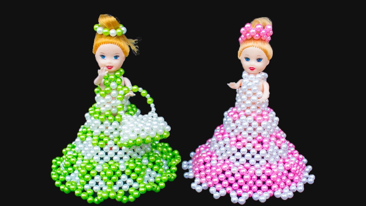 How to Make Beaded Purse Bag / Beaded Keychains / Putir Kaj / Purse Bag / Pearl Beaded Purse