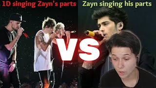 1D singing Zayn's parts VS Zayn *warning: this video causes severe nostalgia*