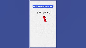 Easiest Question On SAT ! #maths #sat #algebra #satprep #mathematics #shorts