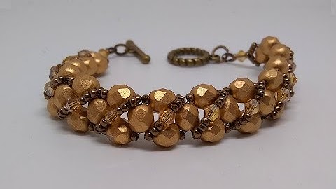 How To: Right Angle Weave (RAW) Bracelet Tutorial