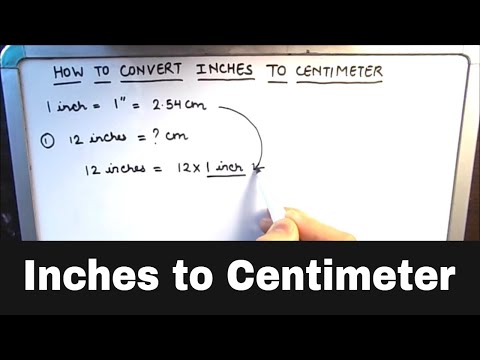 Video: How To Convert Inches To Centimeters Using Windows 8.1