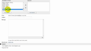 Send an email to your instructor from Blackboard 8