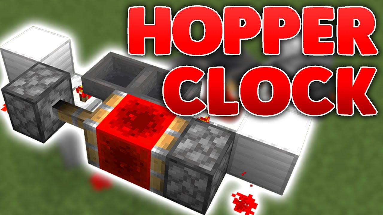 Tutorial Hopper Clock In 1 16 How To Build A Hopper Clock In Minecraft Etho Hopper Clock Youtube