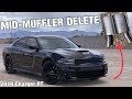 IT SOUNDS PERFECT!! Mid Muffler Delete on My 2019 Dodge Charger RT with Before and After Sound