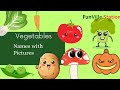 Vegetable Names with Pictures | Different Types Of Vegetables | English Vege Names | Kids Learning
