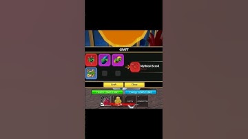 ✅ How to Craft Mythic Scroll in Blox Fruits #Shorts #roblox #bloxfruits #onepiece #robloxedit #fyp