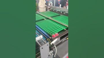 Fully automatic 2 UP courier bag making machine wtih triangle folder double lines high speed output