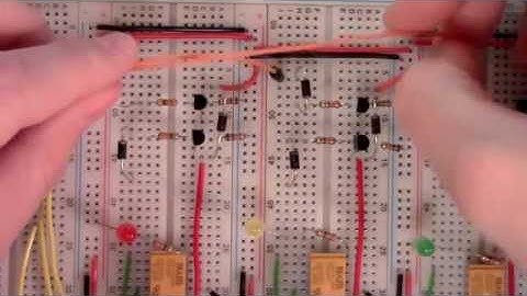 How to Build a Selectable Latching Relays Circuit || Part 3G || Finale: Control Wires