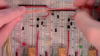 How to Build a Selectable Latching Relays Circuit || Part 3G || Finale: Control Wires