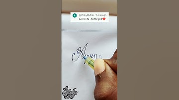 stylish name | Afreen | Calligraphy signature