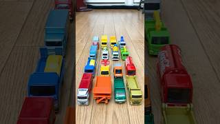 16 Truck Toy Cars Reverse Playback! Which Truck Had the Funniest Drive?