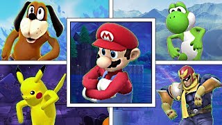 What If Every Character Tries To Do The Fortnite Default Dance In Smash Bros Wii U? Smash Mods