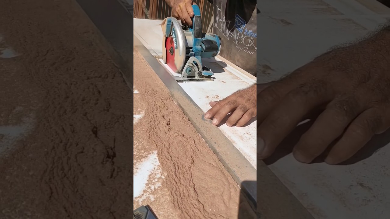 Como cortar MDF com serra manual usando guia de alumínio 
