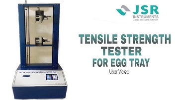JSR - Tensile Strength Tester for Egg Tray || Egg Tester