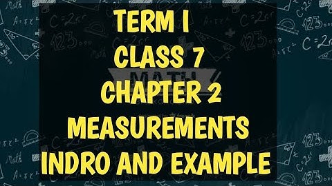 Term I class 7 chapter 2 measurements  parallelogram example 2.1 to 2.3