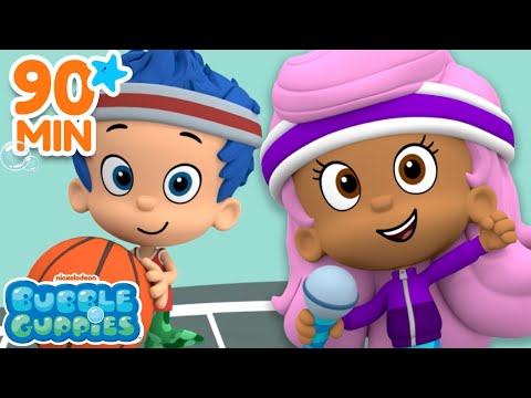 Summer Sports with Molly & Gil! 🏀 90 Minute Compilation | Bubble Guppies