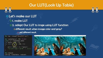 OpenCV Lecture - 4. point processing (8/8) : Fast Lookup Table