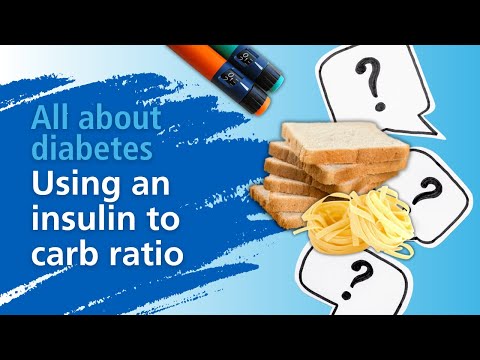 Using an insulin to carbohydrate ratio diabetes