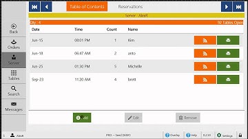 How to create a reservation - Seed Digital Menu for Clover