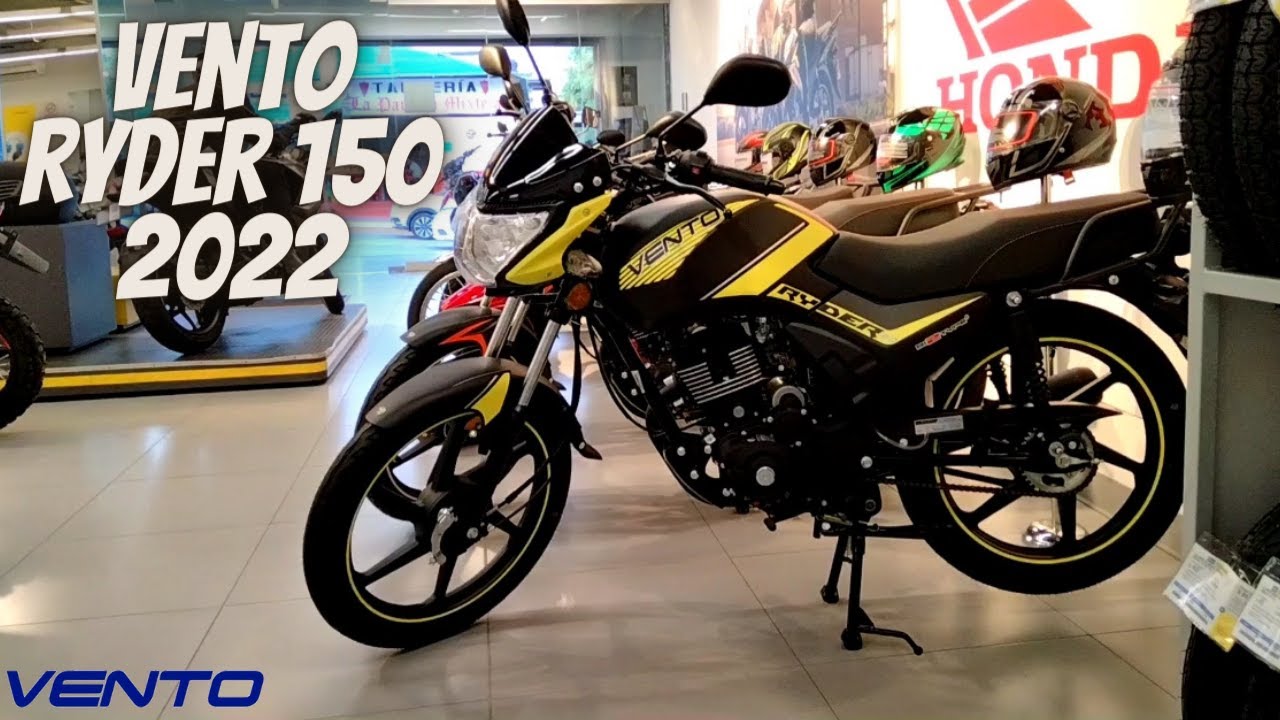 Vento RYDER 150 2022 // Una Moto Muy Rendidora 😲 - YouTube