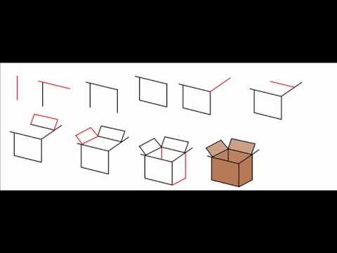 Box Drawing - How To Draw A Box Step By Step