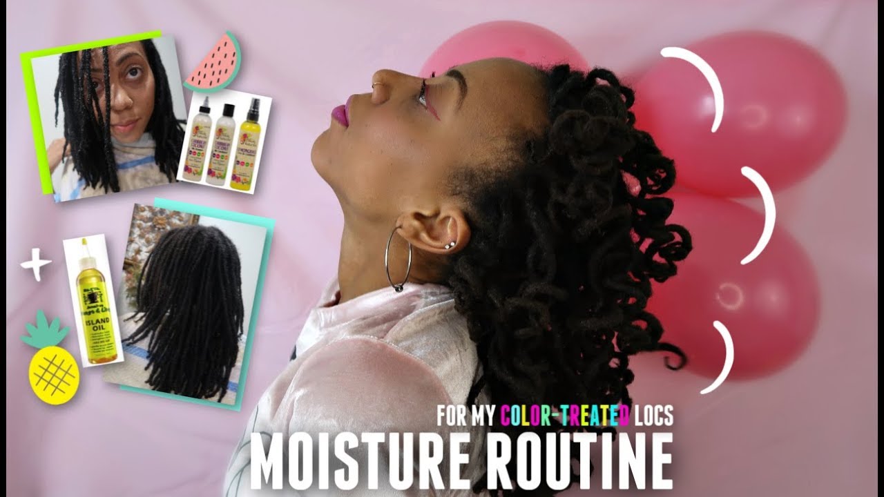 Colored My Locs ... NOW WHAT? | JUICY Color-Treated Loc MOISTURIZING Routine