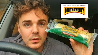 MEAT FREE FOUR N TWENTY SAUSAGE ROLL | Aussie Sausage Roll Taste Test Taste Testing Vegan Sausage Rolls Around Melbourne
