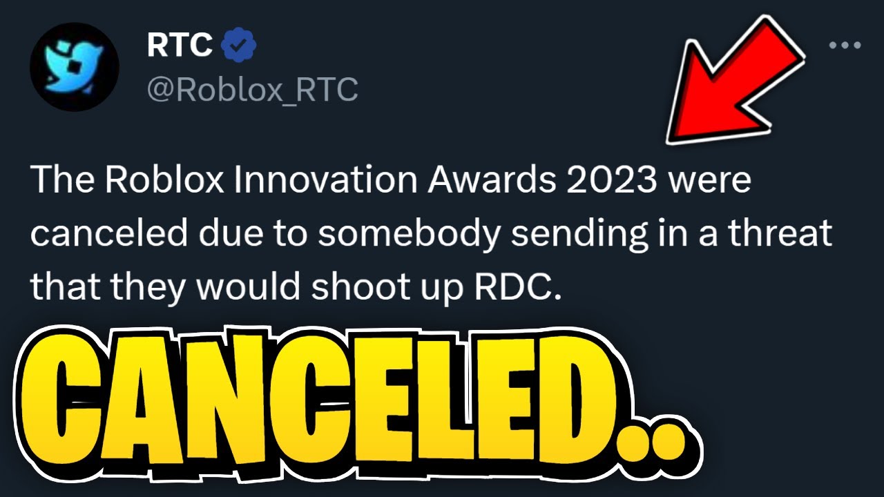 Roblox Innovation Awards canceled after threat of violence at RDC 2023