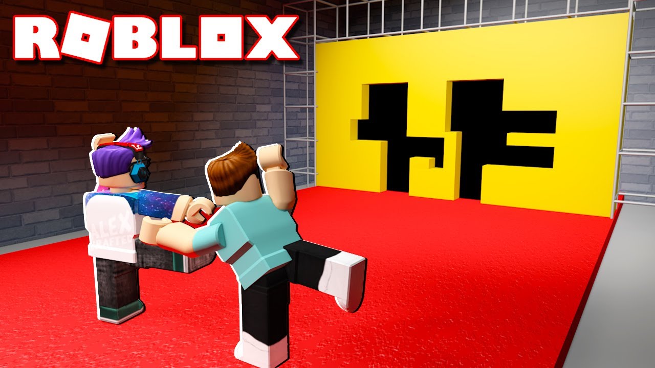 Roblox Adventures Don T Get Crushed By A Wall In Roblox Hole In The Wall Youtube - roblox wall