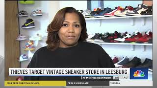 Thieves Steal Thousands of Dollars Worth of Sneakers From Leesburg Store | NBC4 Washington