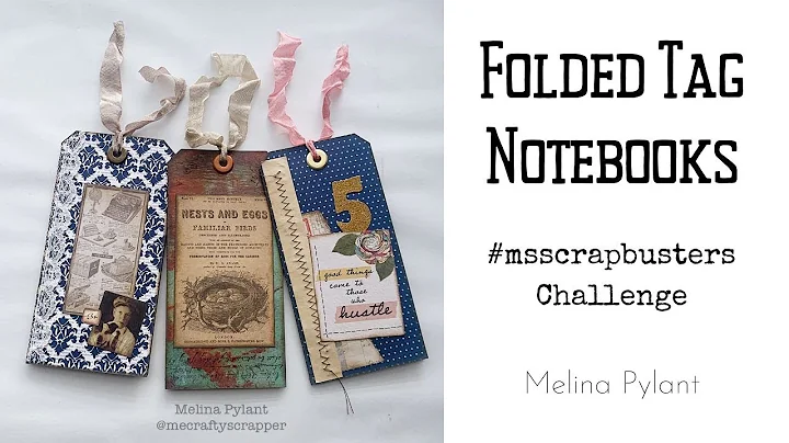 MAKING FOLDED TAG NOTEBOOKS | #msscrapbusters EPISODE 29 | SCRAP BUSTERS