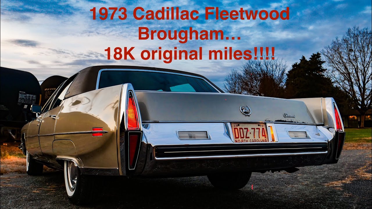 Cadillac Fleetwood 1973 года с оригинальным пробегом 18 тысяч миль! ПРОДАЕТСЯ