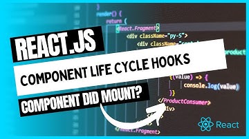 Component Life Cycle Methods in React.js | componentDidMount()