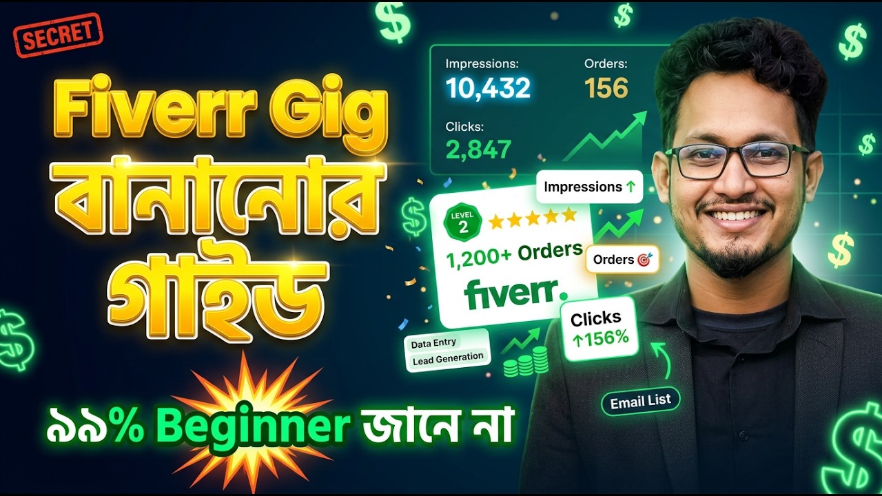 How to Create Professional Fiverr Gig Step by Step 2025 | Fiverr for ...