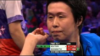 2015 PDC World Darts Championship Haruki Muramatsu vs Boris Koltsov