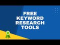 6 Free Keyword Research Tools for SEO #shorts
