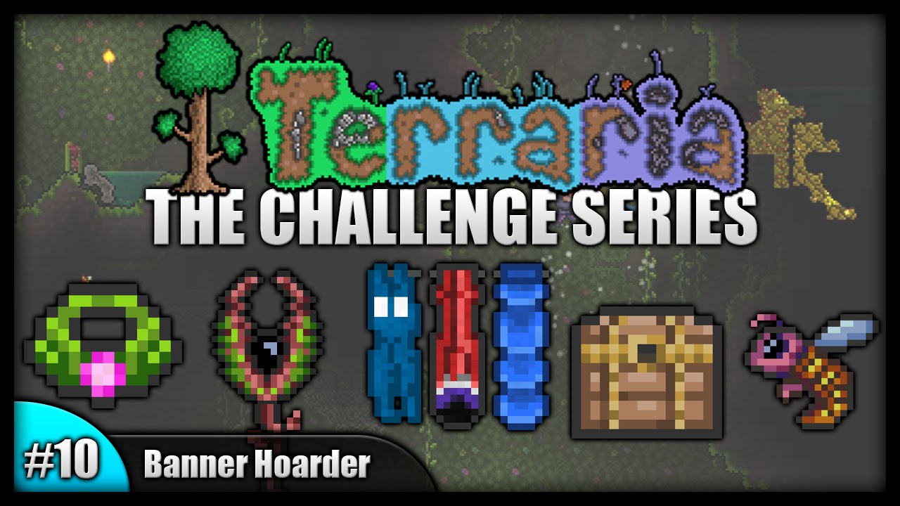 Terraria Challenges Banner Hoarder Jungle Looting & Ivy Whip