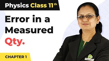 Error in a Case of a Measured Quantity Raised to Power | Class 11 Physics | CBSE 2024-25